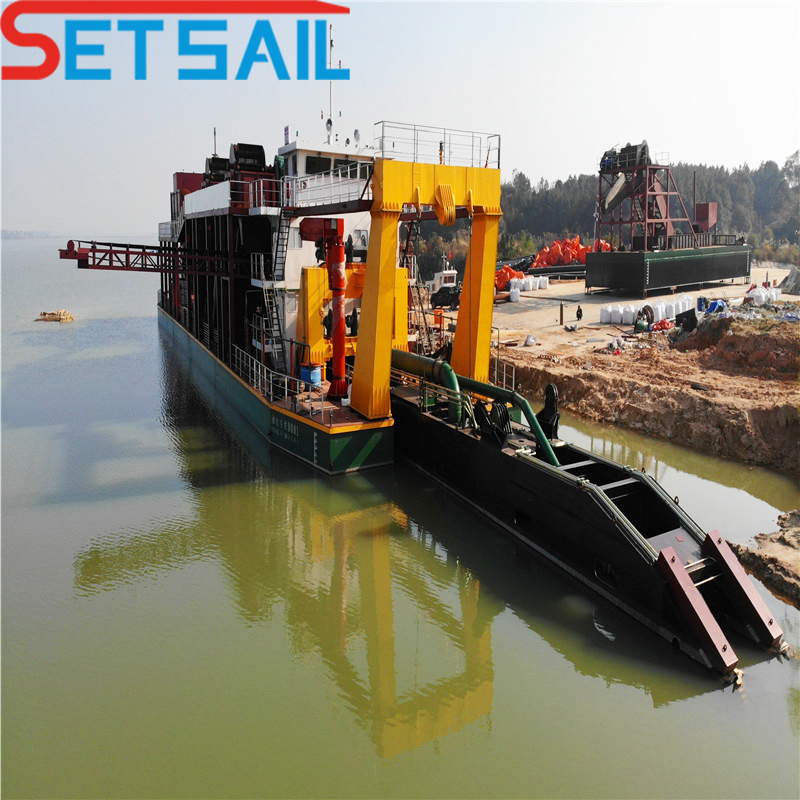 32inch Water Flow 7500m3 Cutter Suction Mud Dredger for River Sand