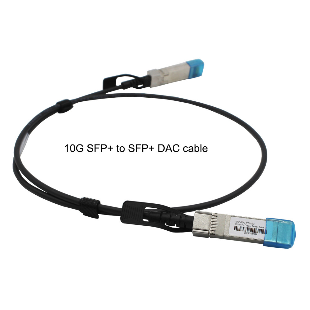 10G SFP+ To SFP+ Direct Attach Cable AWG30 1m For Cisco / Juniper / D-Link