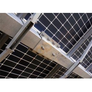 1P Horizontal Single Axis Tracker 60 Degree Automatic Tracking