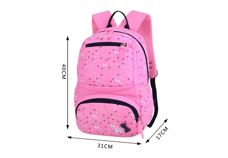 Backpacks For Girls School Cute Kids Backpack Bookbags Insulated Lunch Box Set Bag