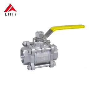  Corrosion-Resistant Titanium Ball Valves for Chemical Processing Gr1 and Gr2 Options Manufactures