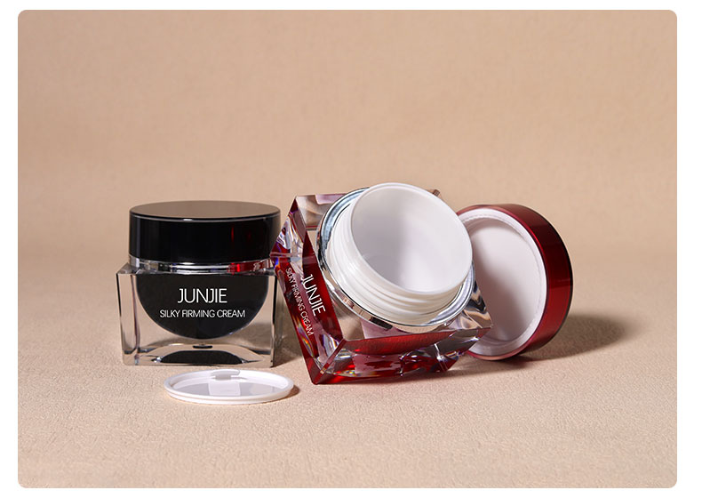 Collar Material Acrylic Cap Material Plastic 30g 50g Cream Jar for Cosmetic Storage Container