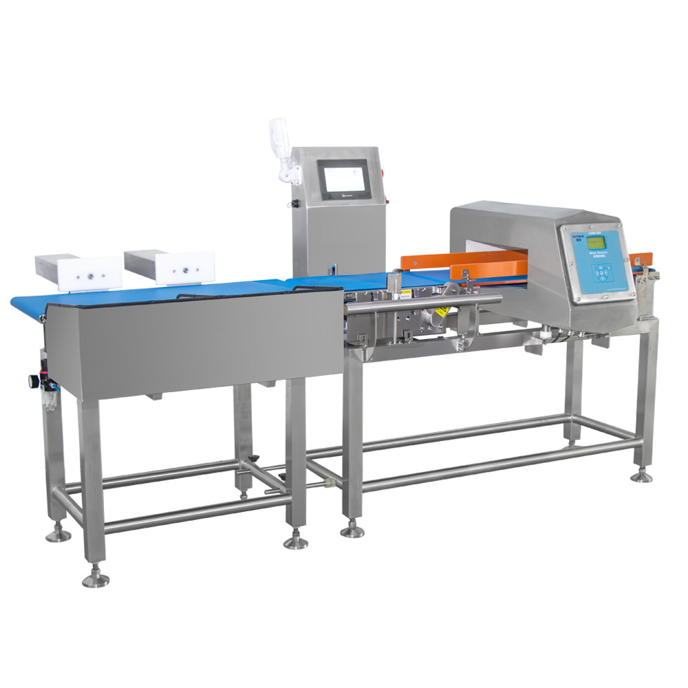 Precise Magnetic Induction Checkweigher And Metal Detector Combo For Food Industry
