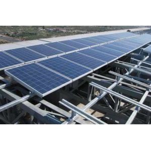 Galvanized Solar Panel Mounting Structure , Aluminium Solar Mounting Structure