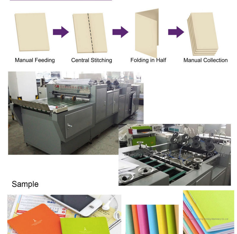 CWH Exercise Book Binding Machine 8mm Max Book Thickness Easy To Operate