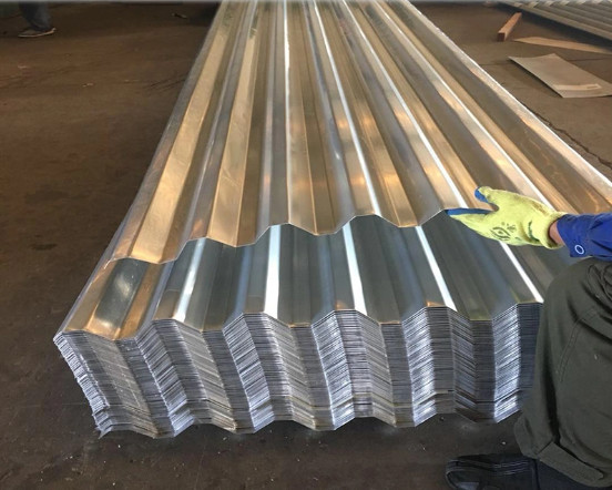 Galvanized Prefabricated Metal Corrugated Plate Trapezoidal Galvanized Steel Roofing Corrugated Cladding Panels