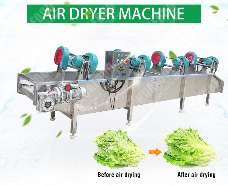 Fruit Processing SS304 500kg/H 7.5KW Food Drying Machine