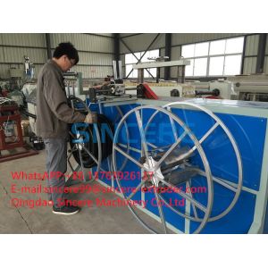 Single Wall Advanced Cooling Corrugated Pipe Extrusion Line For Customized