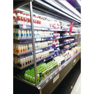 2m Showcase MultiDeck Open Chiller 4 Shelves With Two Sliding Doors