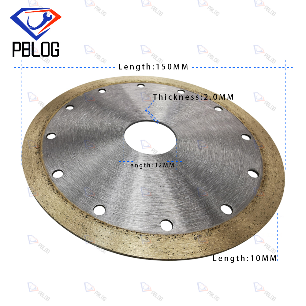 PBLOG Factory Sale Diamond Grit Circular Saw Blades Class Cutting Glass Machinery Accessory