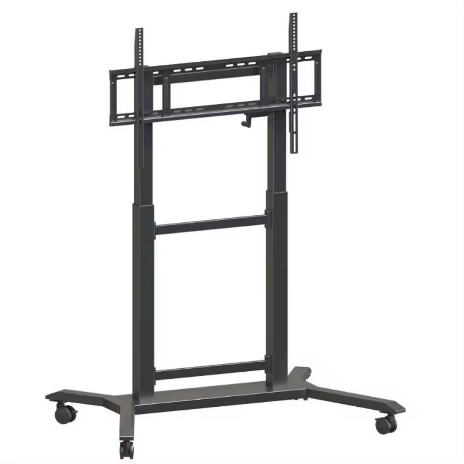 IBoard Height Adjustable 42"-86" Trolley Multi Mobile TV Cart for Interactive Flat Panel Smart Whiteboard VESA 100*100-800*600mm