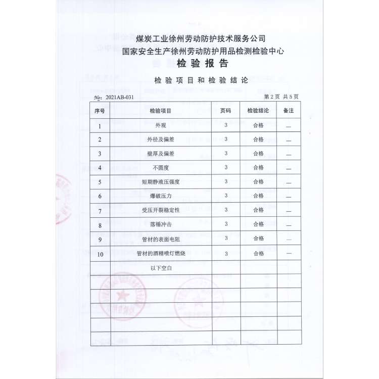Impact Proof Mining Composite Pipe 3 Inch Polyethylene For Liquid
