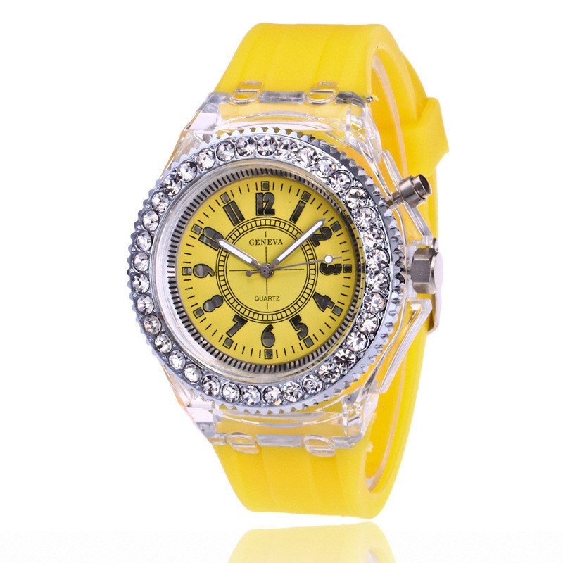 Multicolor Quartz Kids Watch Laipute Branded , Multiusage Led Quartz Watch