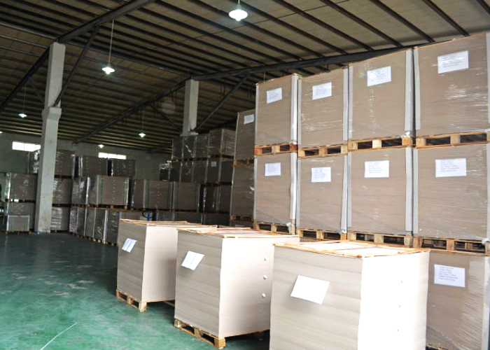 300gsm Coated Duplex Paper Grey Back Board strong folding strength sizes oem