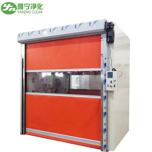 Automatic Induction Doorperson Air Shower Room Rapid Rolling Pvc Shutter Door