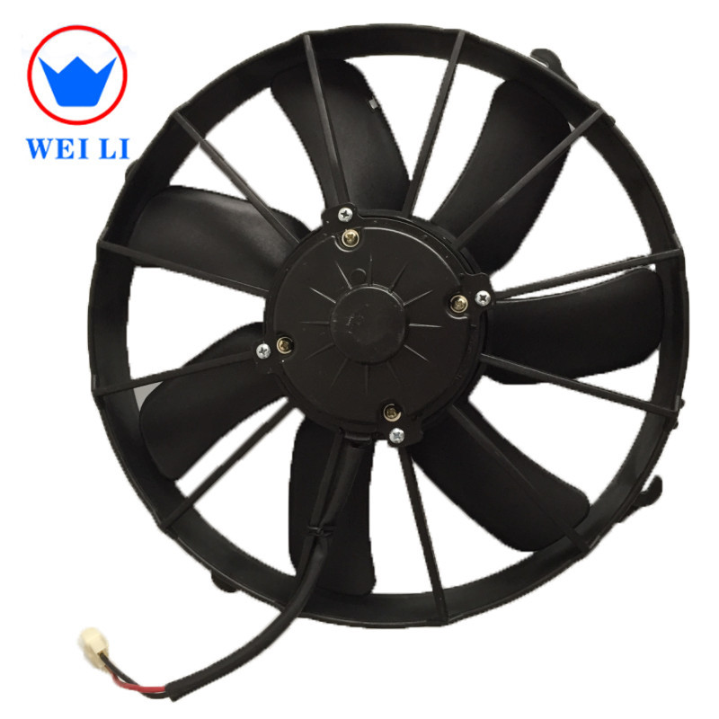 12 Inch Bus Spare Auto Parts 24 Volt DC Air Conditioner Radiator Fan