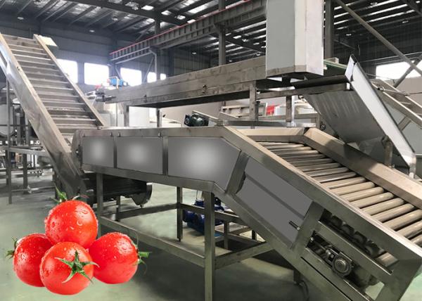 SUS304 Tomato Ketchup Processing Plant Flexible Operation Support All In One