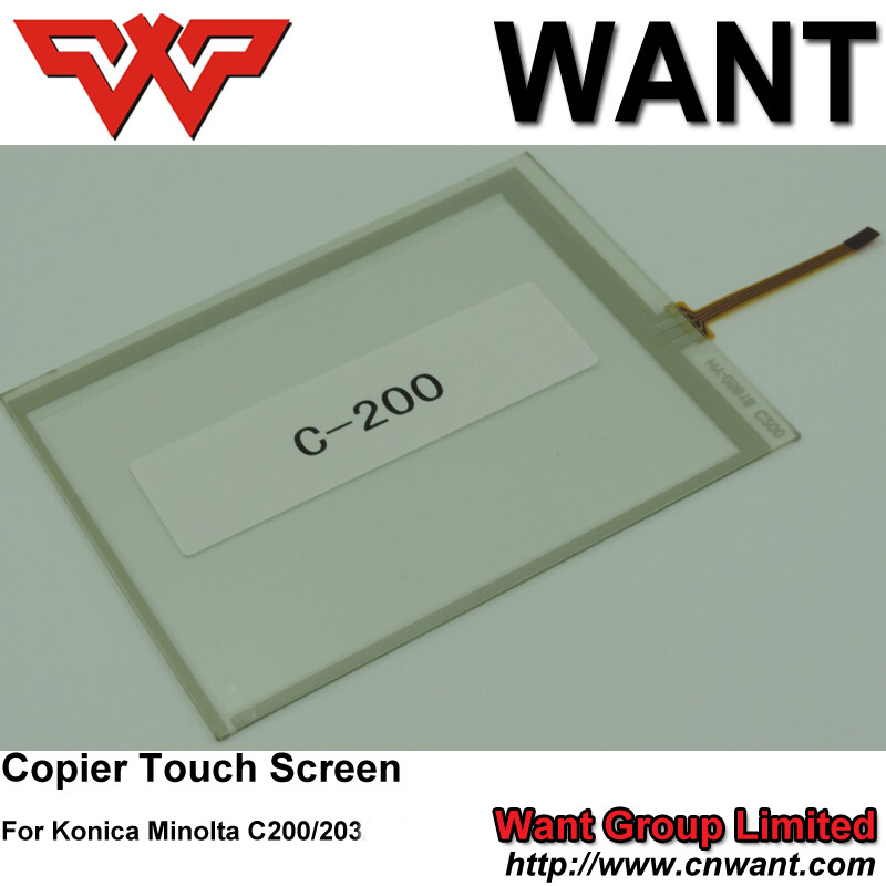 C200 Hight Quality Touch Screen touch panel For Konica Minolta Bizhub Copier Parts