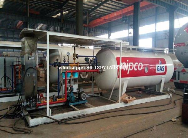 5 cbm 2.5 Ton LPG Storage and Cooking Cylinder Refilling Tanker Plant 5,000