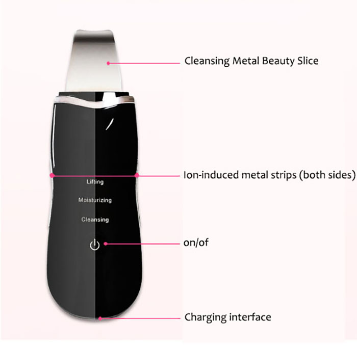 Dermabrasion Skin Scrubber Facial Ultrasonic Scrubber Home Use Beauty Equipment