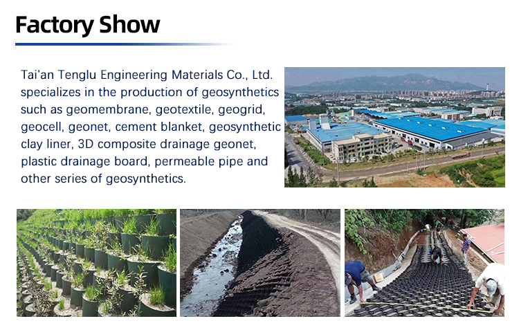 HDPE Geocell Ground Enhancement Cellular System for Gravel Grid Driveway Stabilization