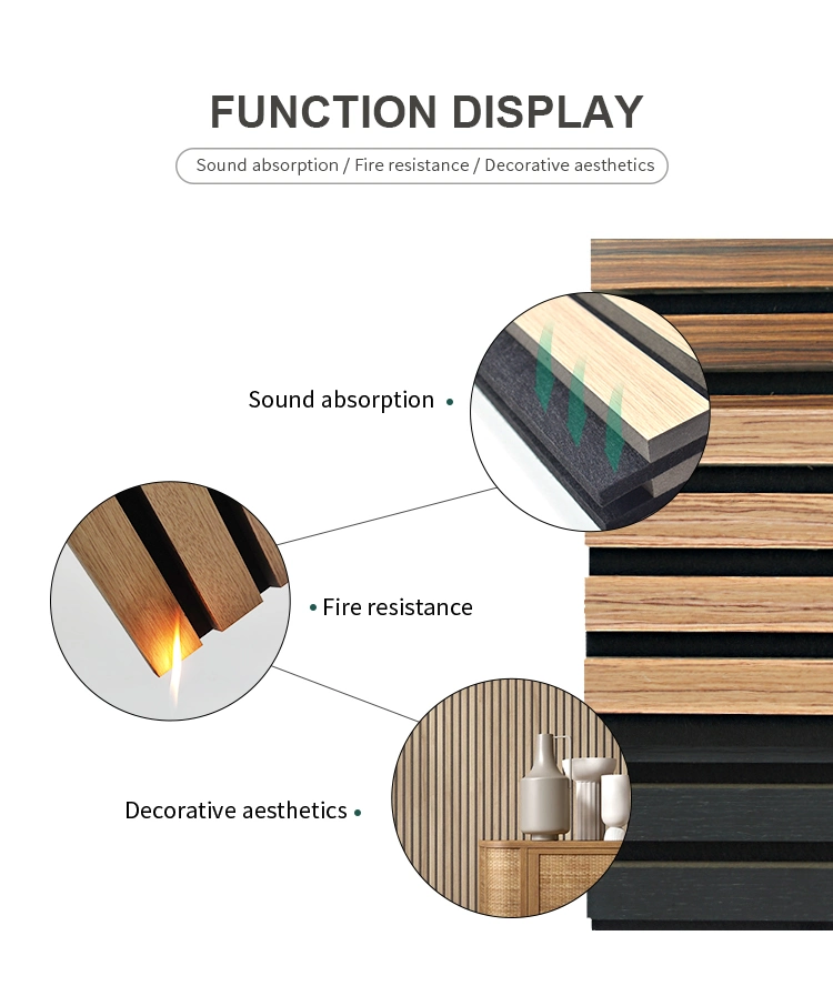 Customized 3D Decorative Wooden Acoustic Panels for Highly Effective Sound Absorption