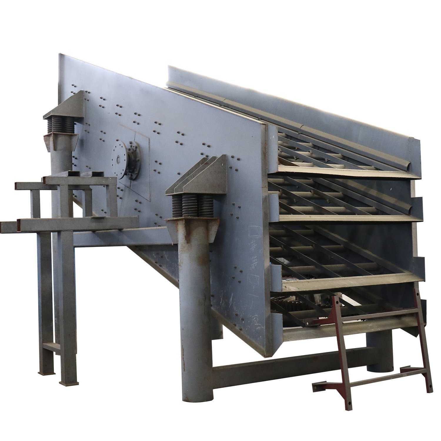 Double Deck Vibrating Screen Gold Mining Machine Processing Capacity 150t/H