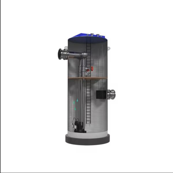 High Capacity GRP/FRP Integrated Precast Pump Station For Sewage Treatment Plant