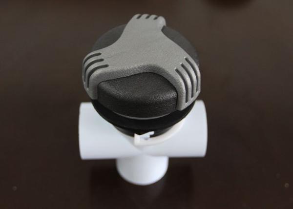 100% Shut Off 3 Way Single Port Hot Tub Air Control Valve , Gate Valves For PVC
