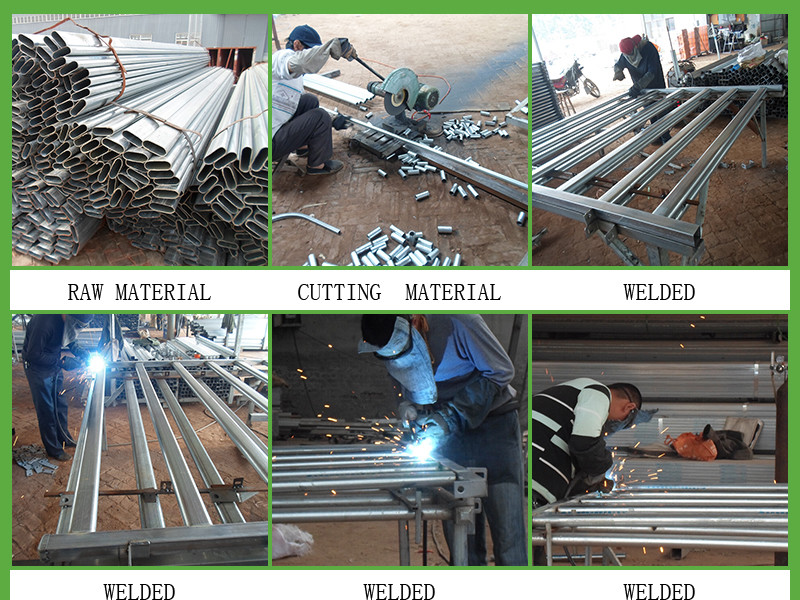 Assembled Galvanized 1.8x3.37m Heavy Duty Cattle Yard Gates