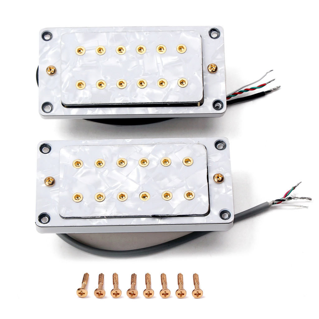 Rosewood Dual Coil Pickup Humbucker Electric Guitar N9K/B12.5K Output With Screws
