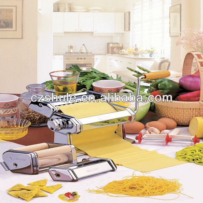 Shule Manual Pasta Machine And Ravioli Maker Plus 4 In 1