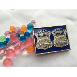 China Cheap customized metal New york 3D police department challenge coin on sale