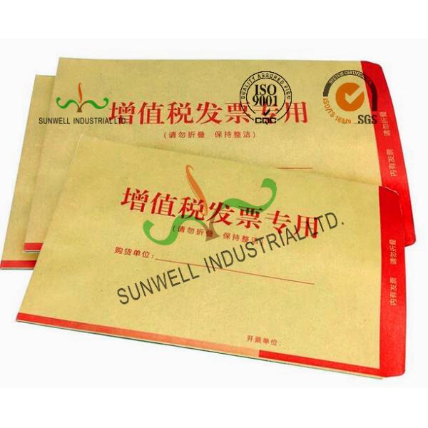  Glossy Finish Custom Printed Envelopes , Personalized Business Envelopes Manufactures