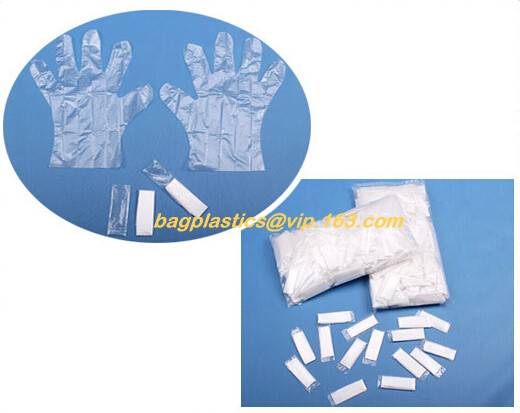 biodegradable compostable Disposable gardening pe glove heat resistant food grade gloves,PE or poly gloves with embossed