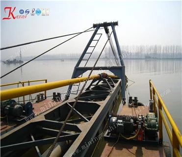 Discharge Distance 2000m Hydraulic Sand Dredger Vessel Mining