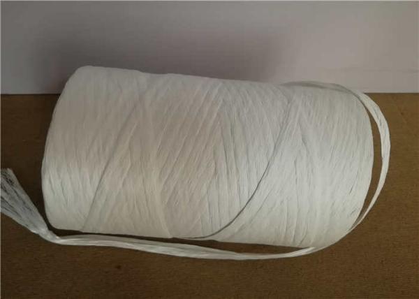 White Color Split Film Cable Filler Yarn 2mm - 30mm Diameter Winding On Tube