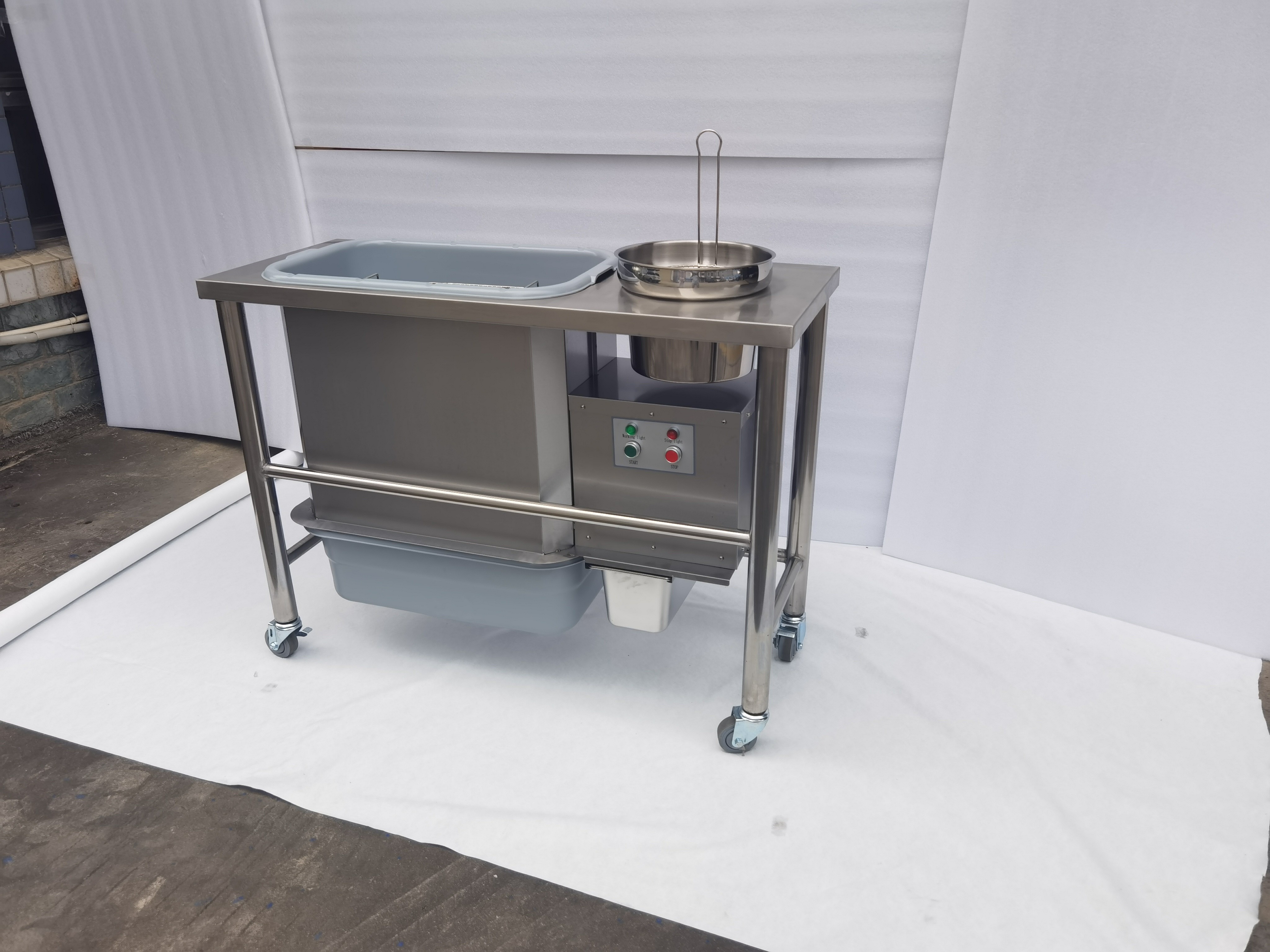 Breading Table 304SUS Automatic Commercial Electric Chicken Breader Table
