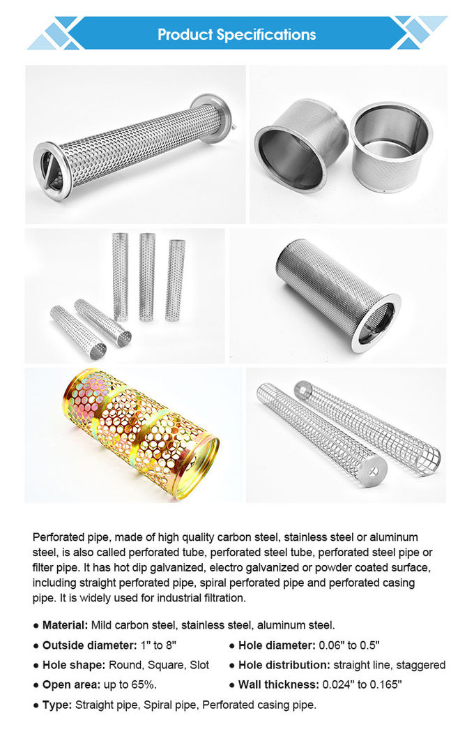 OEM Customized Wedge Wire Screen Cylinders And Other Wedge Wire Filters