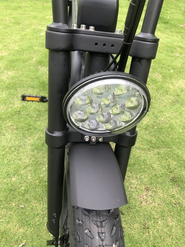 Fat Tire 73 Electric City Bike Front Suspension 48V 500W 750W Electric Bicycle 20"*4.0 Electric Fat Bike