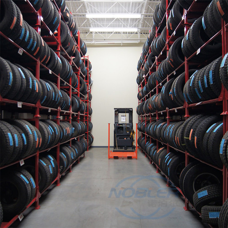 Warehouse Metal Coated Anti Corrosion Stacking Truck Tire Storage Rack Detachable
