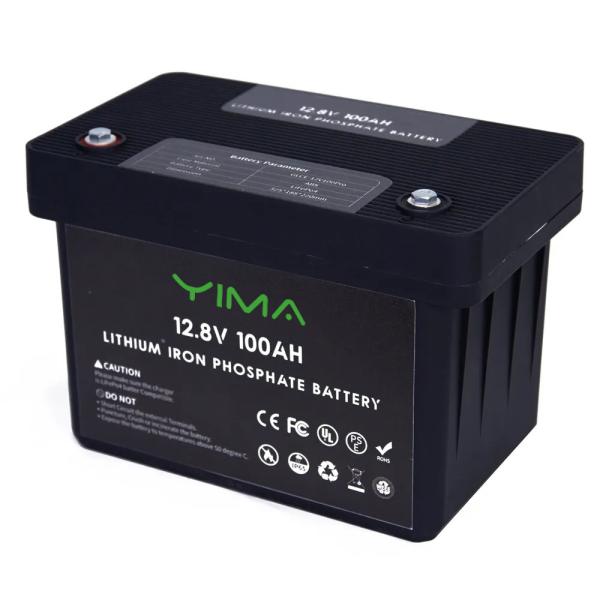 12.8V 100Ah Electric Golf Cart Lithium Battery Deep Cycle Customization