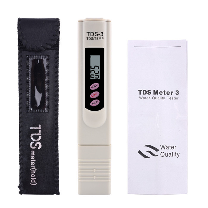 Portable Pen Type Digital TDS Meter With PPM Temperature Aquarium Handheld Drinking Water PH EC Tester