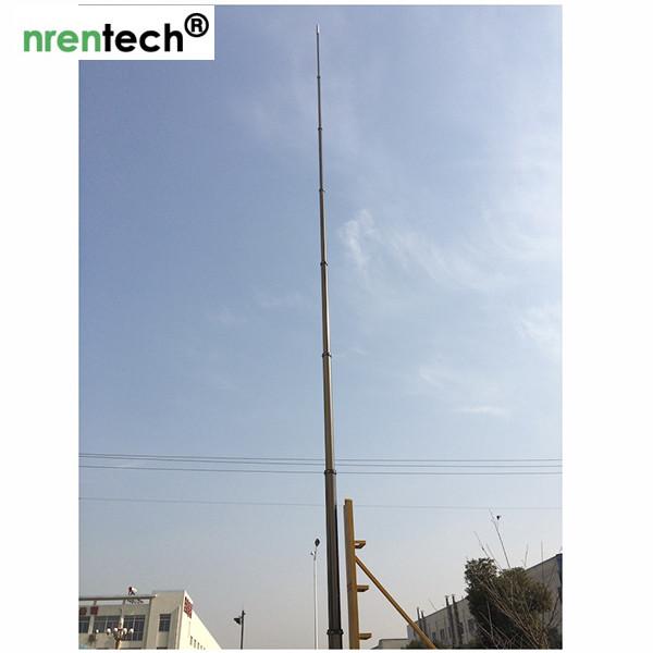 15m pneumatic telescopic mast-NR-2750-15000-30 for mobile antenna mast tower