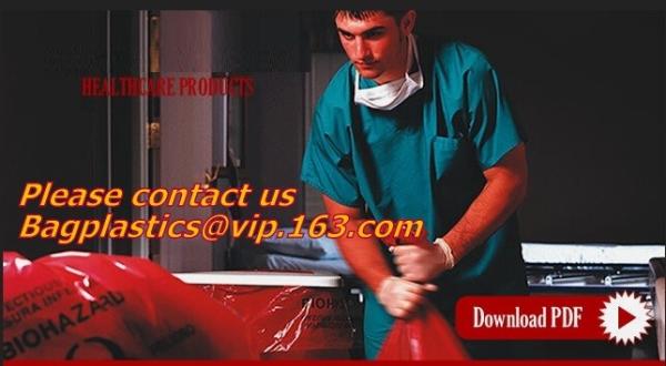 infectious biohazard bags, Clinical supplies, biohazard,Specimen bags,