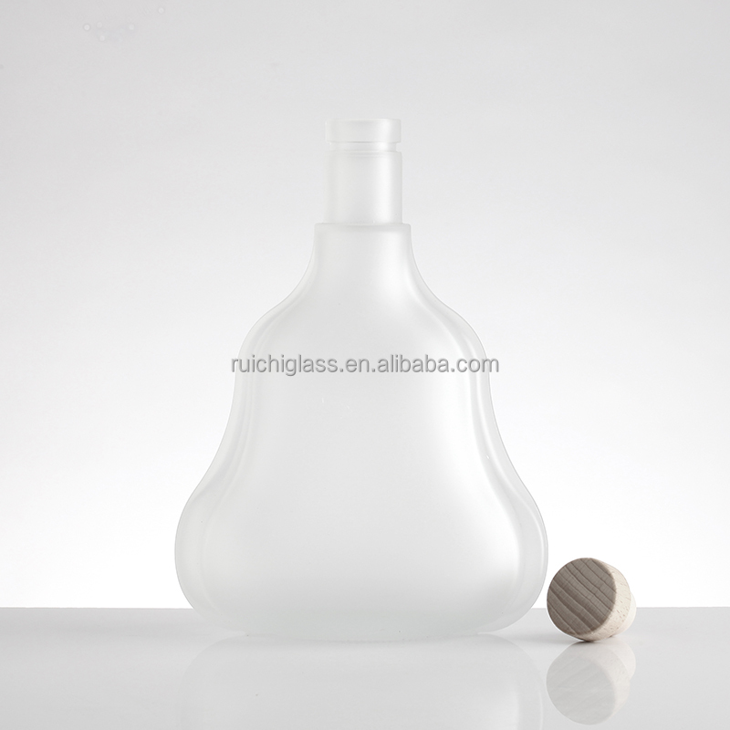 Gourd Frosted Spirits 375ml 500ml 750ml 1000ml Vodka Bottles for Tequila Bottles