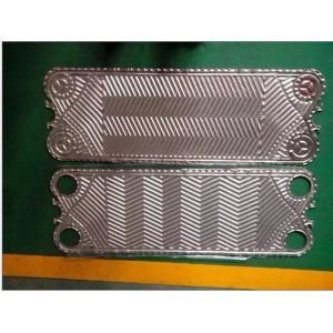 Flexible Material Brazed Plate Heat Exchanger Plate with Single Plate Configurat