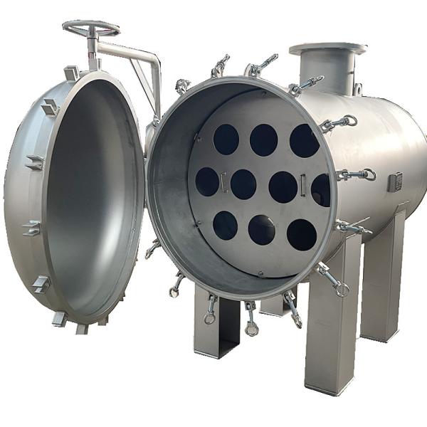 Stainless Steel 36 High Flow Cartridge Filter Housing For Water Filtration