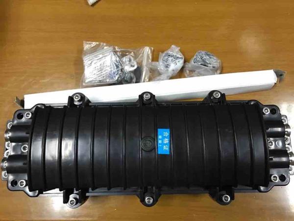 48 Core Fiber Optic Splice Enclosure FOSC Waterproof Horizontal Fiber Optic