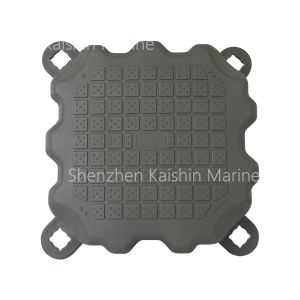 Easy To Assemble Blue Modular Floating Pontoon Plastic Floating Cubes Marina Jet